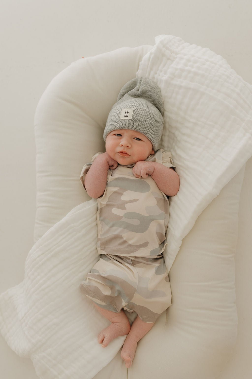 Bamboo Short Set | Camo - Tenth &amp; Pine - Short Set - 0 - 3 Months - forever french baby