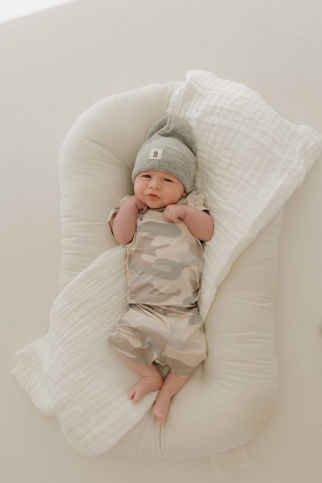 Bamboo Short Set | Camo - Tenth &amp; Pine - Short Set - 0 - 3 Months - forever french baby