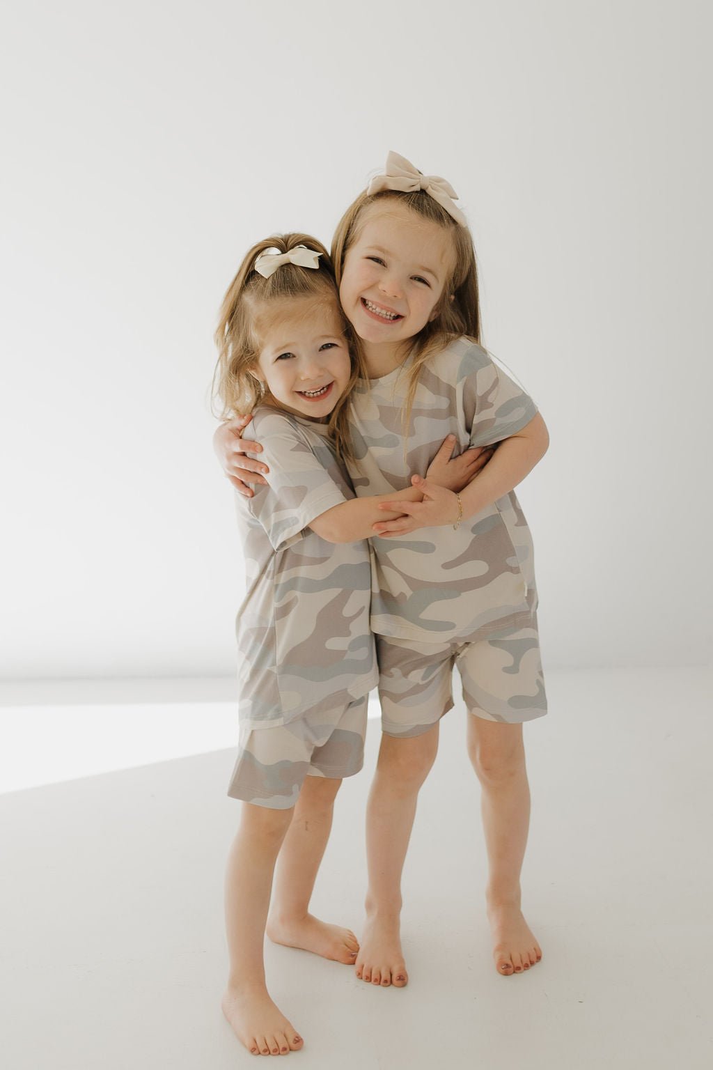 Bamboo Short Set | Camo - Tenth &amp; Pine - Short Set - 0 - 3 Months - forever french baby