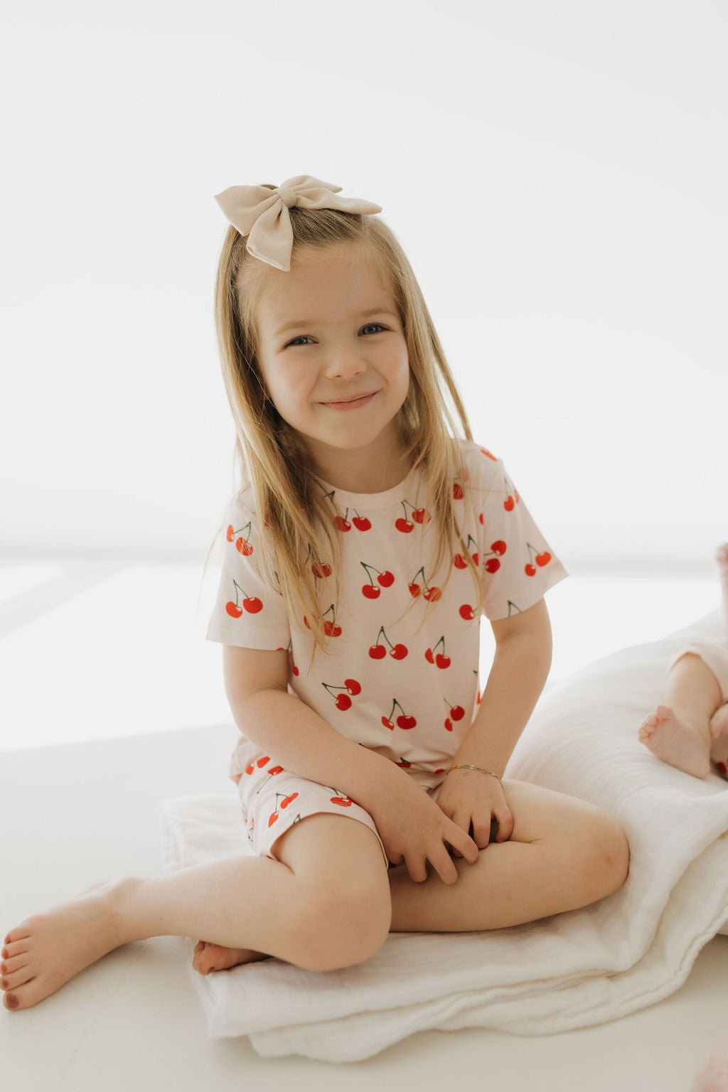 Bamboo Short Set | Cherry Orchard - Tenth &amp; Pine - Short Set - 2/3 Years - forever french baby