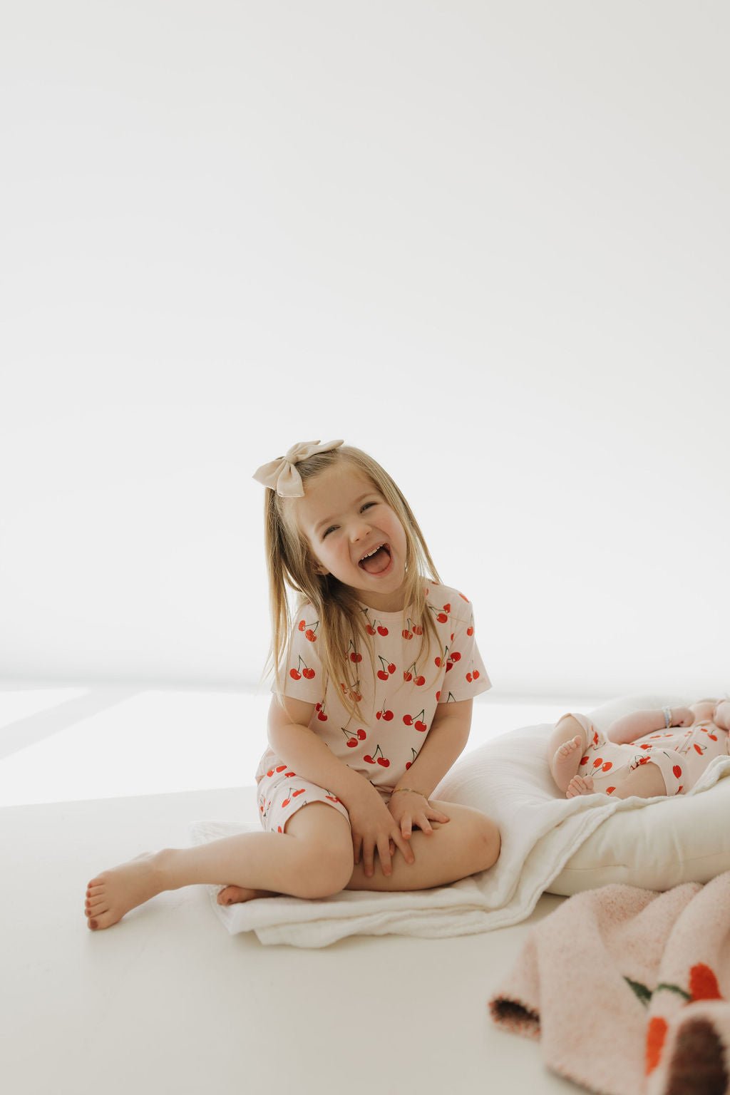 Bamboo Short Set | Cherry Orchard - Tenth &amp; Pine - Short Set - 2/3 Years - forever french baby