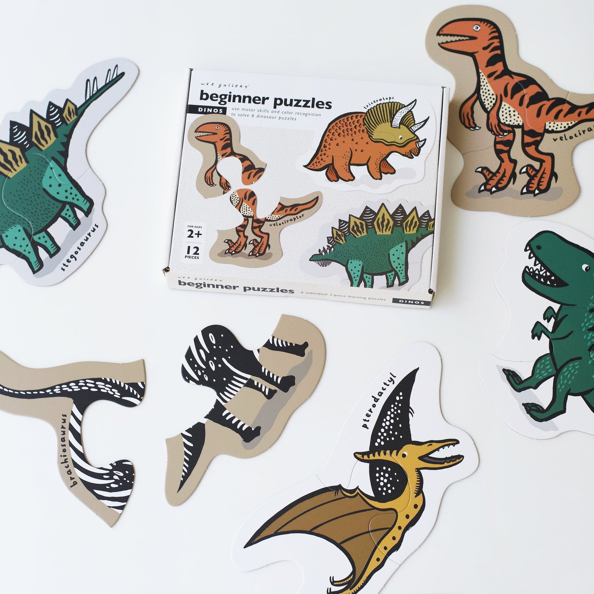 Beginner Puzzles - Dinos - Tenth & Pine - Puzzle - 