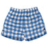 Blue Gingham Mini Swim Trunk - Tenth & Pine - Mini Swimwear - 0 - 6 Months - Blue Gingham - Montce