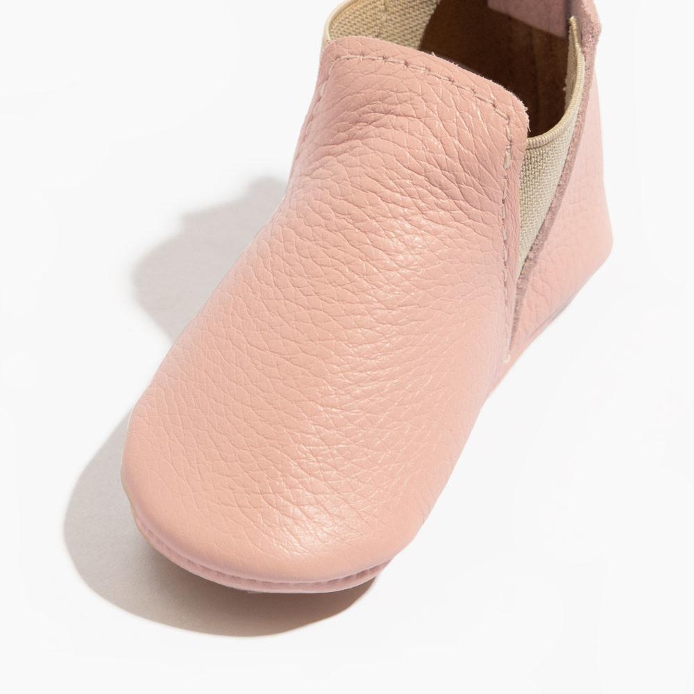 Blush Chelsea Boot Baby Shoe - Tenth & Pine - Chelsea Boot - Soft Sole - 1