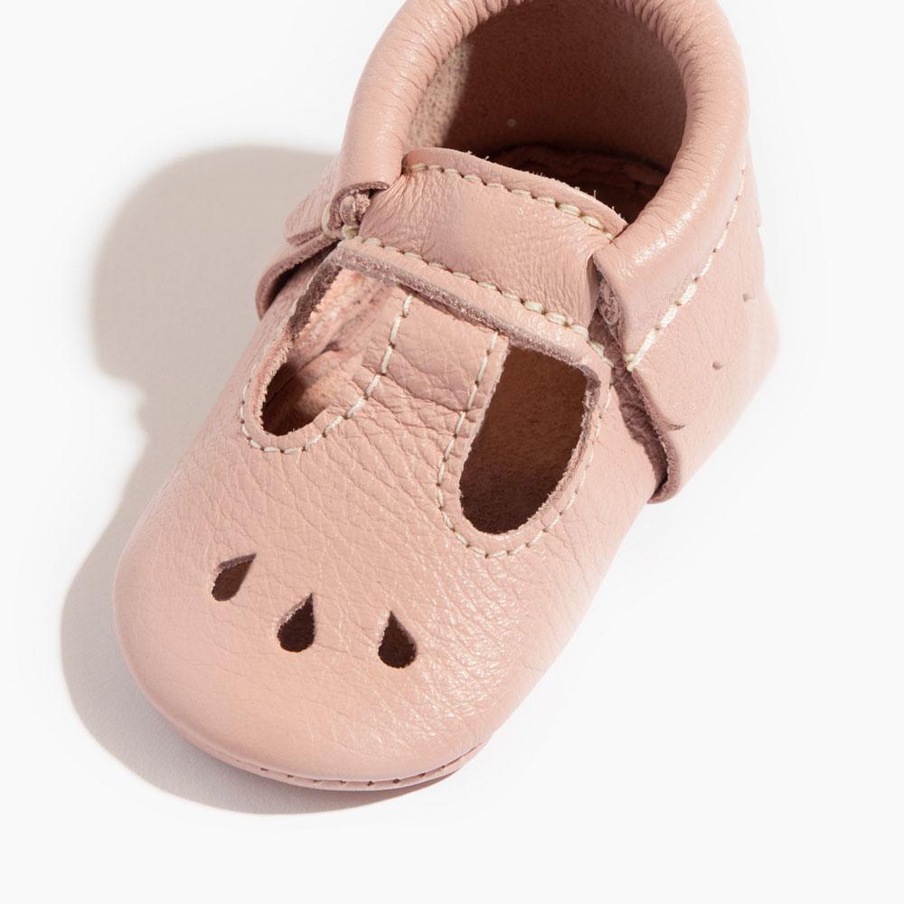 Blush Mary Jane Baby Shoe - Tenth & Pine - Mary Jane - Soft Sole - 1