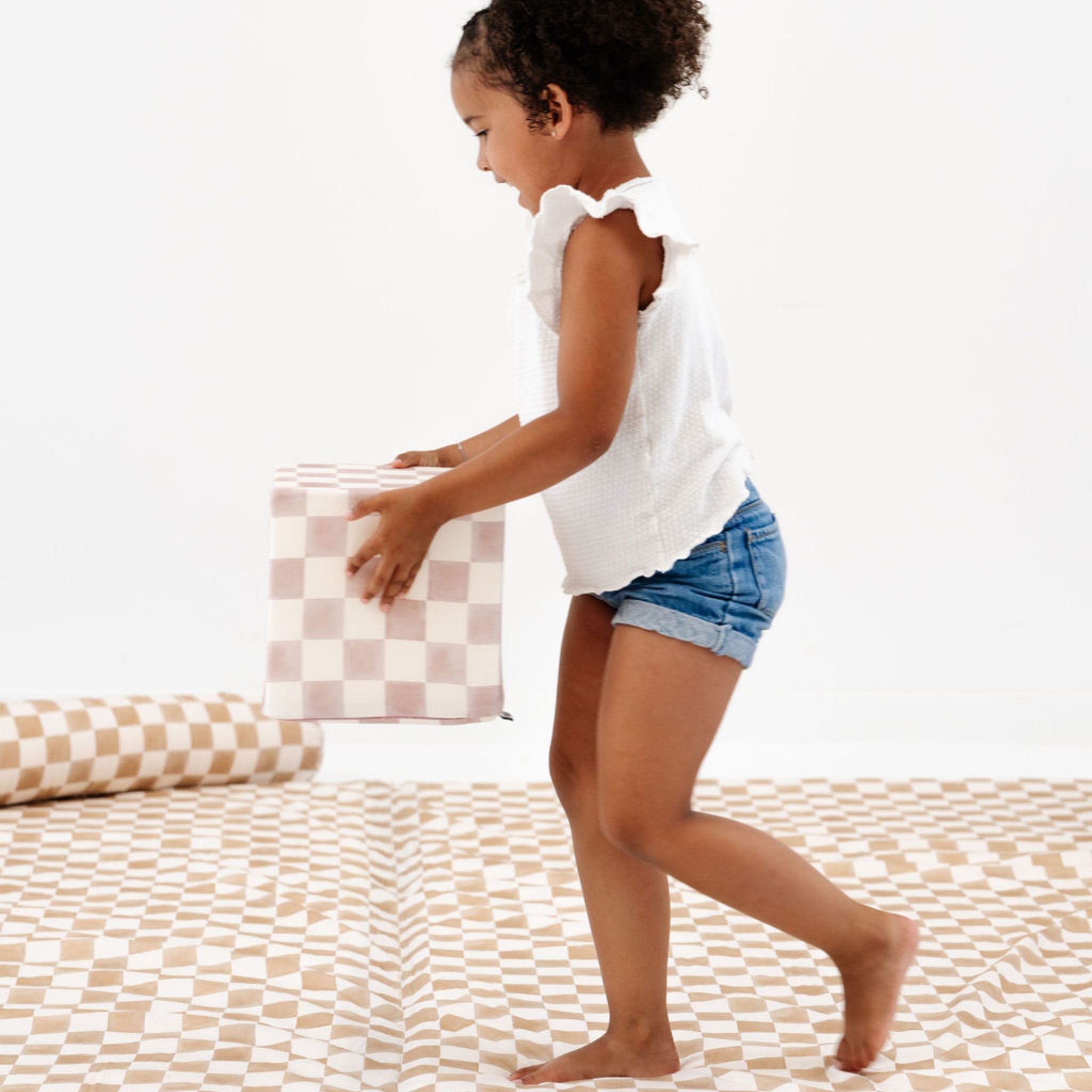 Checker Gumdrop Play Cube - Tenth &amp; Pine - Play Cube - 