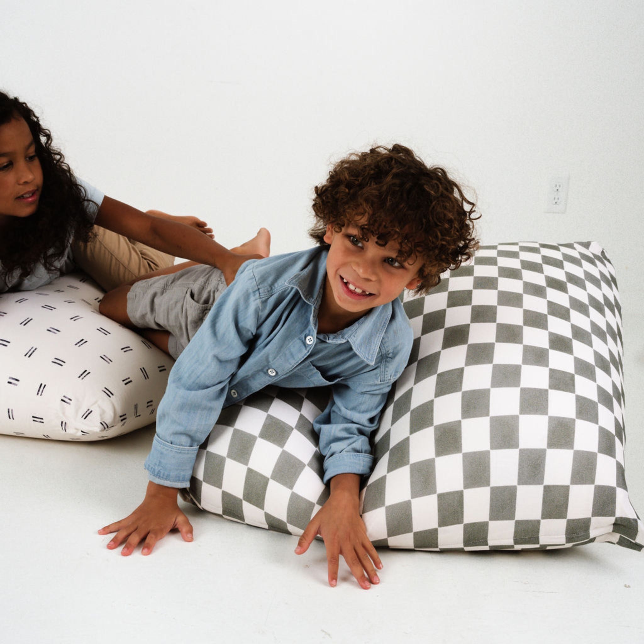 Checker Pepper Bean Bag - Tenth &amp; Pine - Bean Bag - 