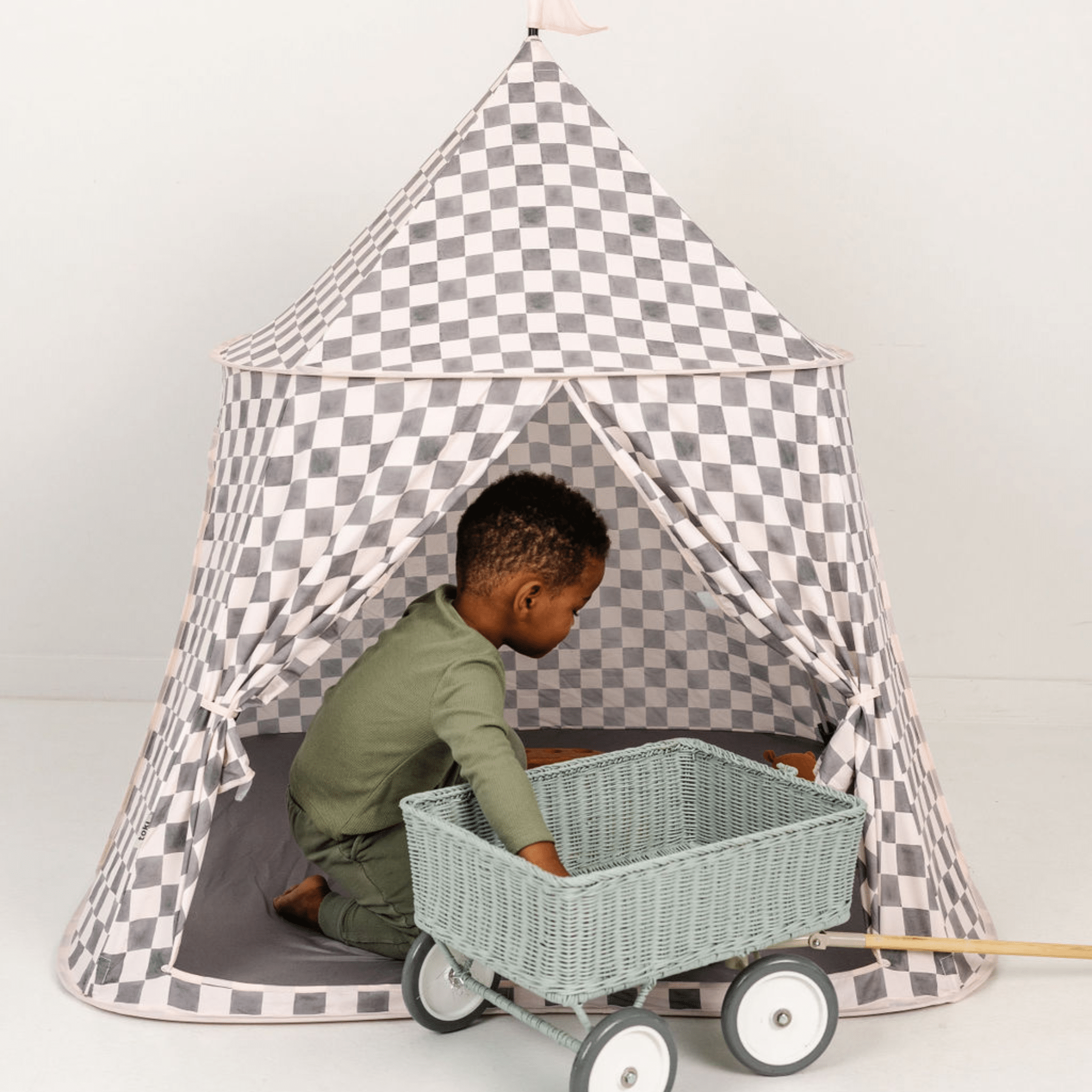 Checker Pepper Play Tent - Tenth &amp; Pine - Play Tent - 