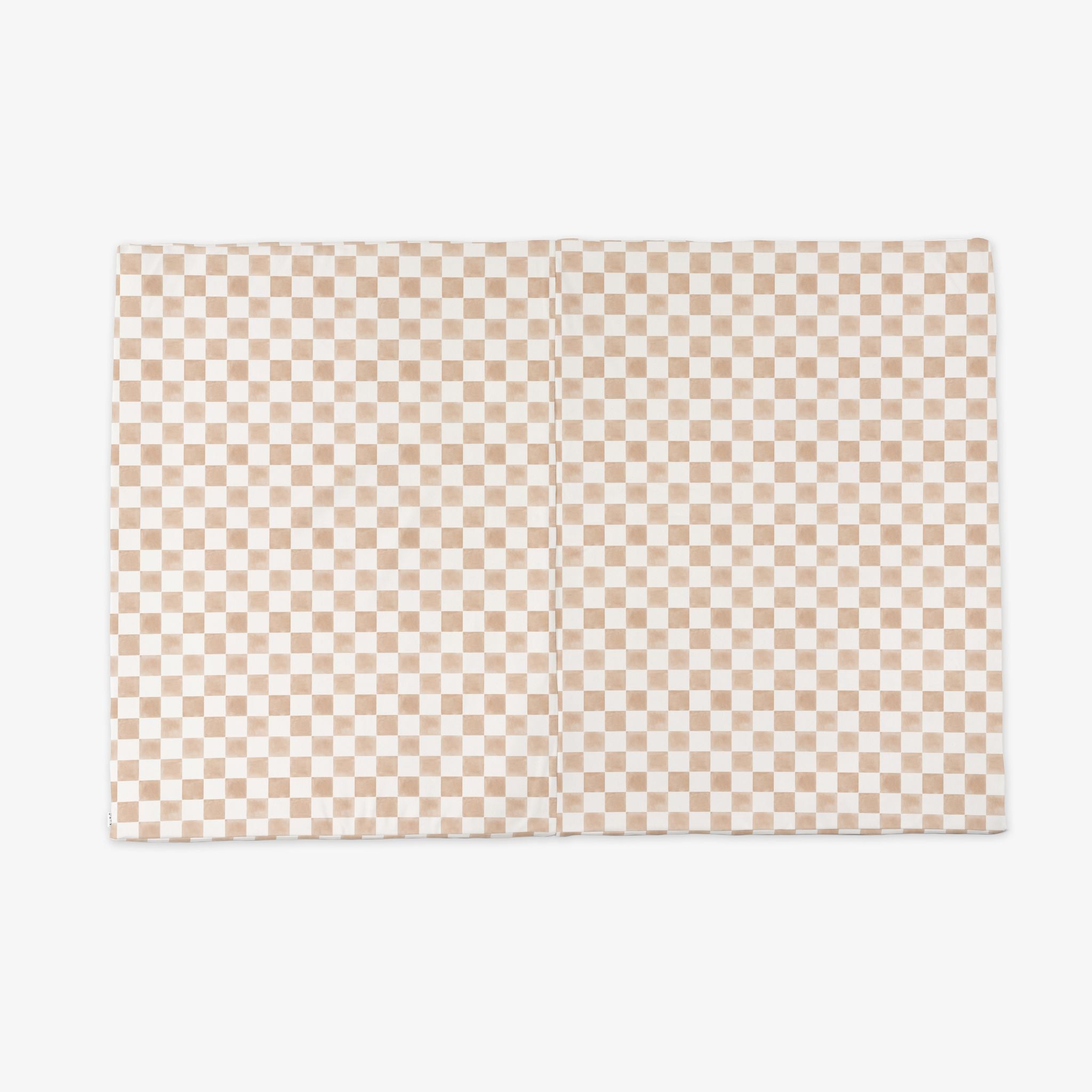 Checker Toffee Vegan Leather Mat - Tenth &amp; Pine - Vegan Leather Padded Mat - Epic