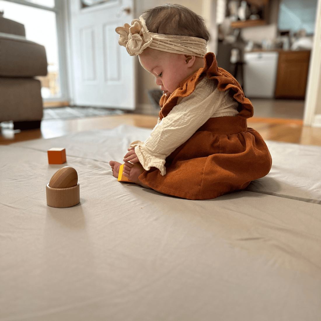 Cloud Jersey Mat - Tenth & Pine - Organic Cotton Padded Mat - Standard