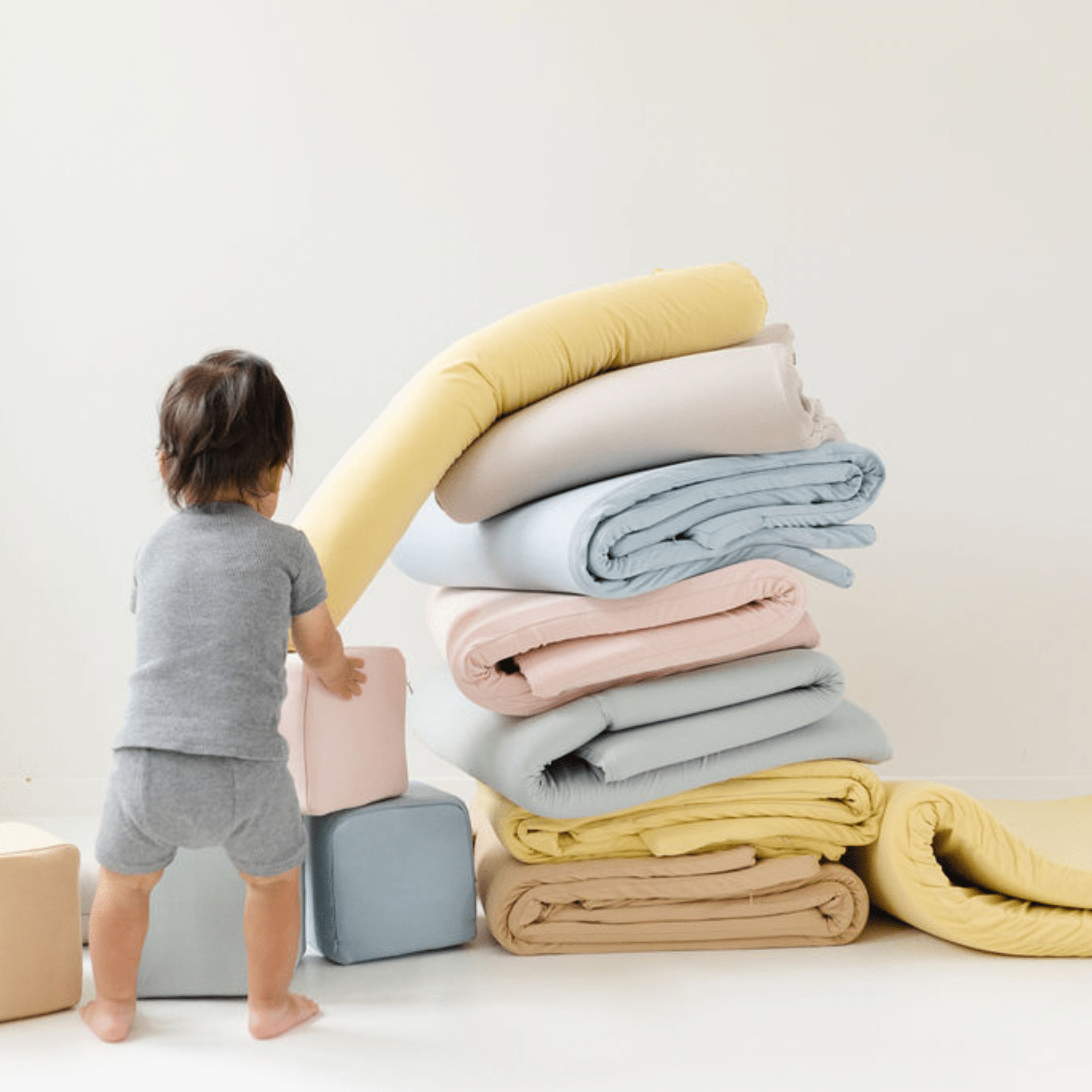 Cloud Jersey Mat - Tenth &amp; Pine - Organic Cotton Padded Mat - Mega