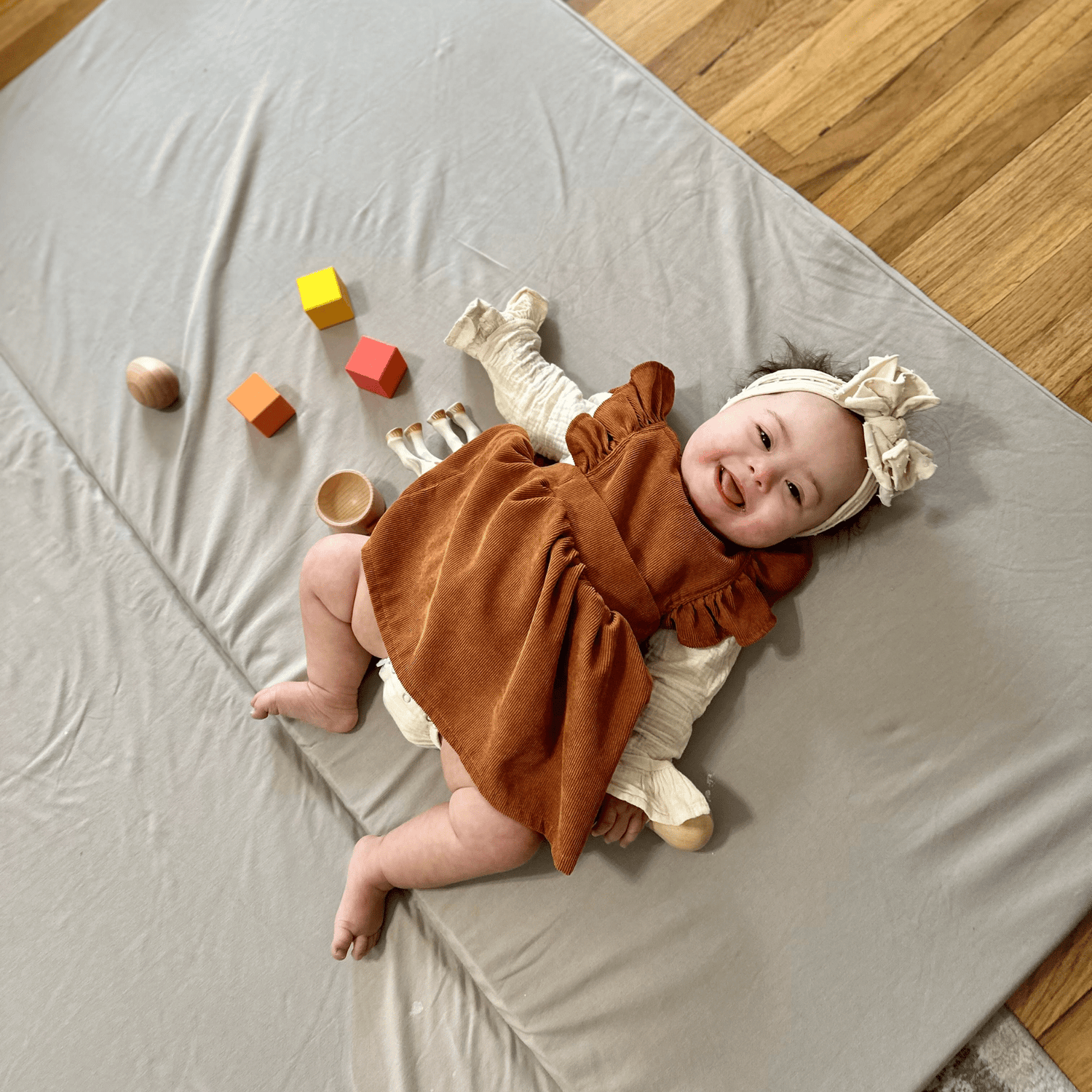 Cloud Jersey Mat - Tenth &amp; Pine - Organic Cotton Padded Mat - Standard