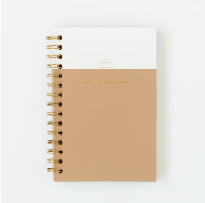 Coil - Bound Postpartum Journal (Cashew) - Tenth & Pine -