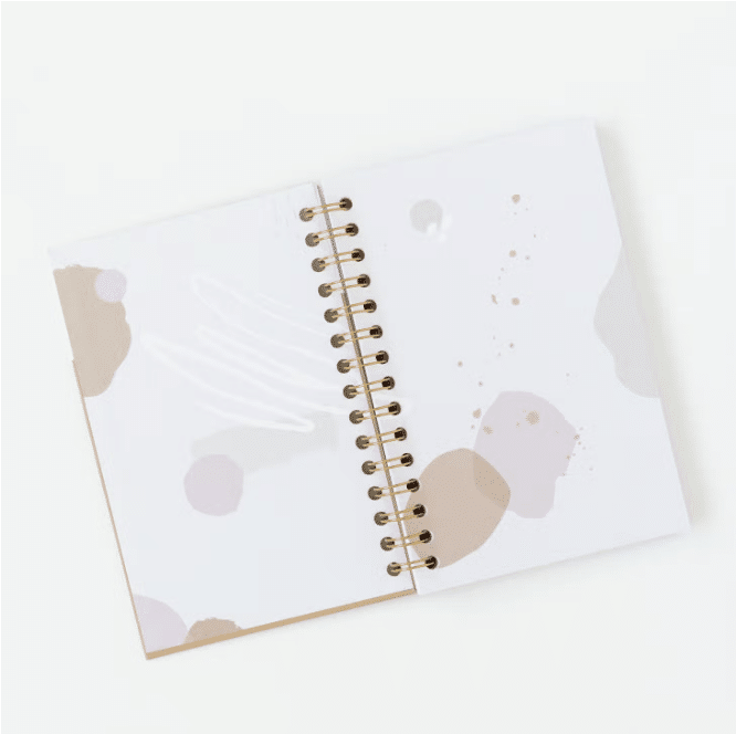 Coil - Bound Postpartum Journal (Cashew) - Tenth &amp; Pine - 