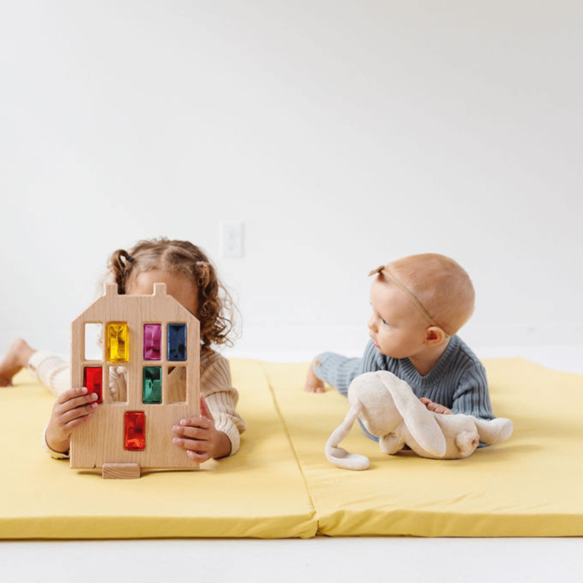 Daisy Jersey Mat - Tenth &amp; Pine - Organic Cotton Padded Mat - Standard