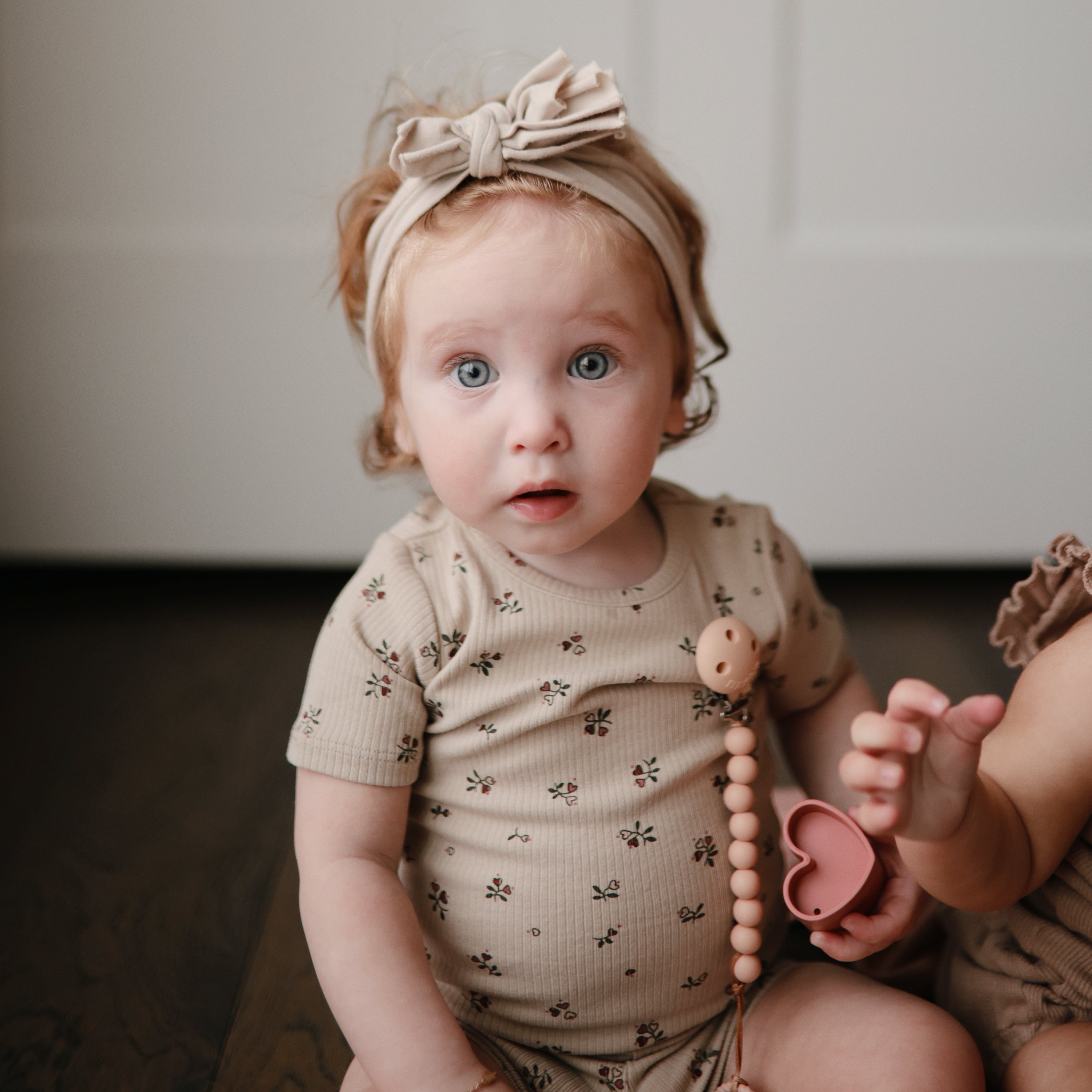 Silicone Pacifier Clip | Hera - Tenth &amp; Pine - Pacifier Clip - Tradewinds