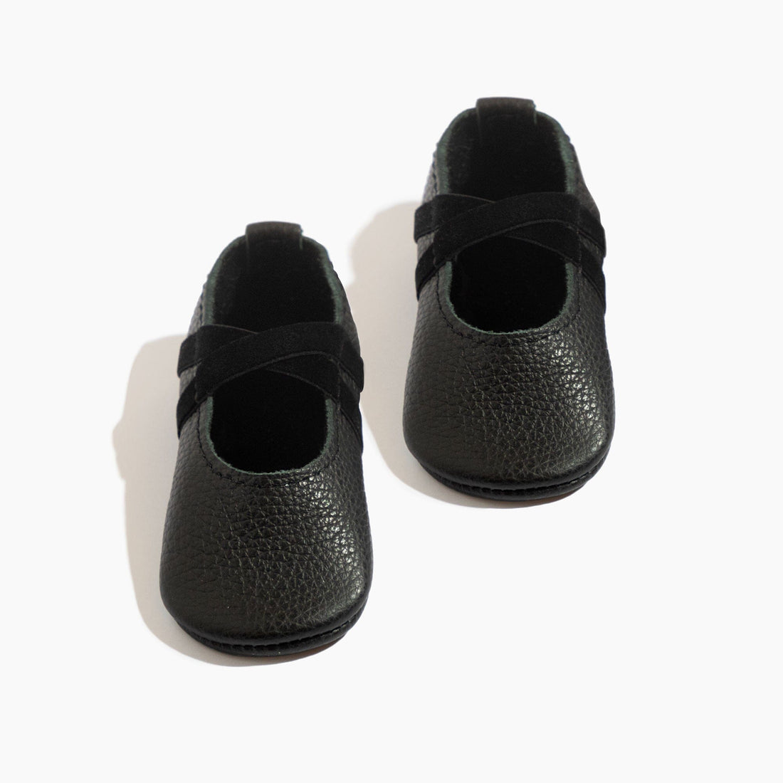 Ebony Ballet Slipper Baby Shoe - Tenth & Pine - Ballet Slipper - Soft Sole - 1