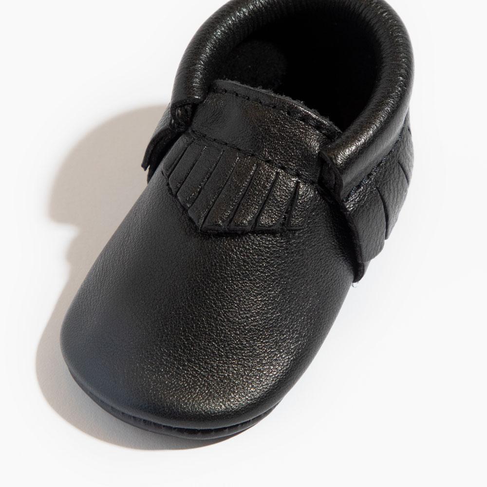 Ebony Moccasin Baby Shoe - Tenth & Pine - Moccasin - Soft Sole - 1
