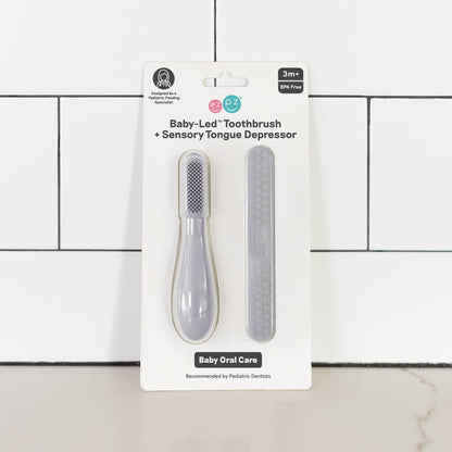 Baby-Led™ Toothbrush + Tongue Depressor