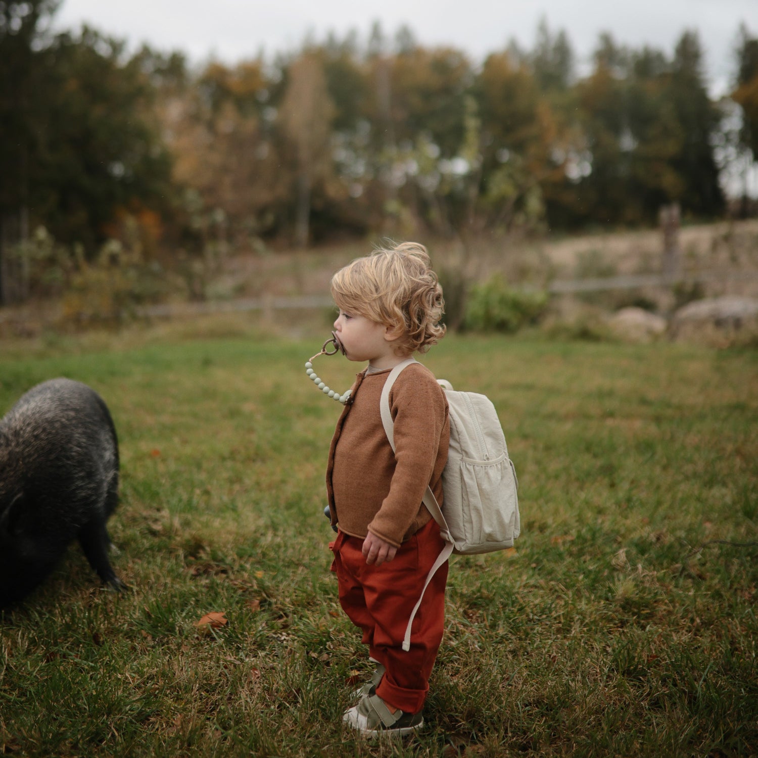 FRIGG Rope Natural Rubber Pacifier 2 - Pack - Tenth &amp; Pine - FRIGG PACIFIERS - 6 - 18 months - Cream/Green Tea