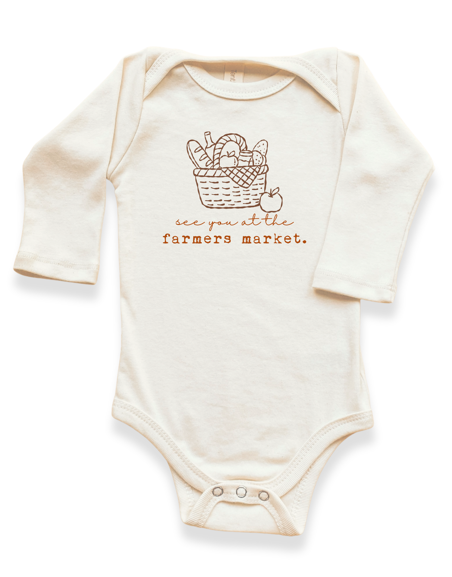 Farmers Market Organic Bodysuit Long Sleeve