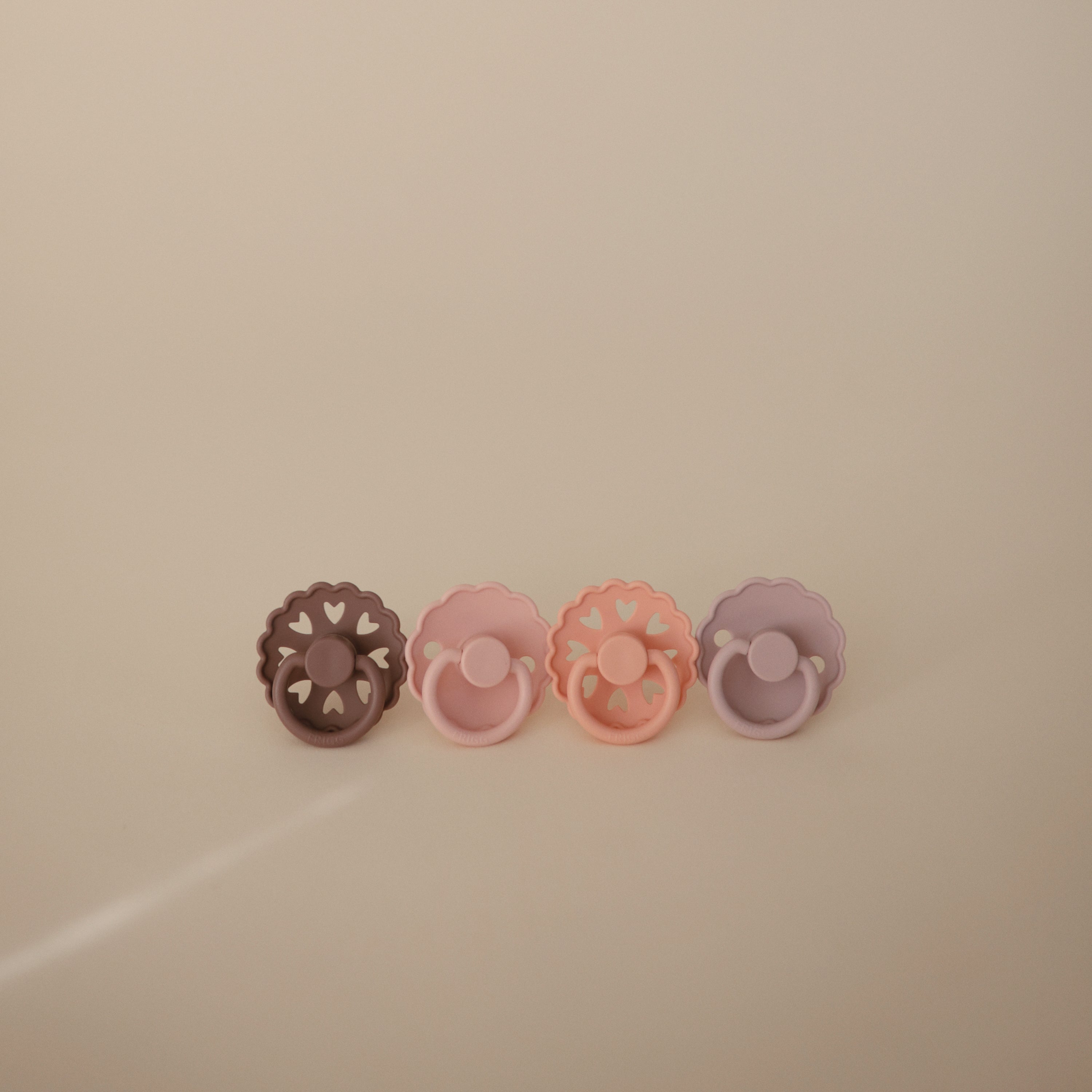 FRIGG Silicone Pacifier 4 - Pack - Tenth &amp; Pine - FRIGG PACIFIERS - 6 - 18 Months - Sunset Bliss