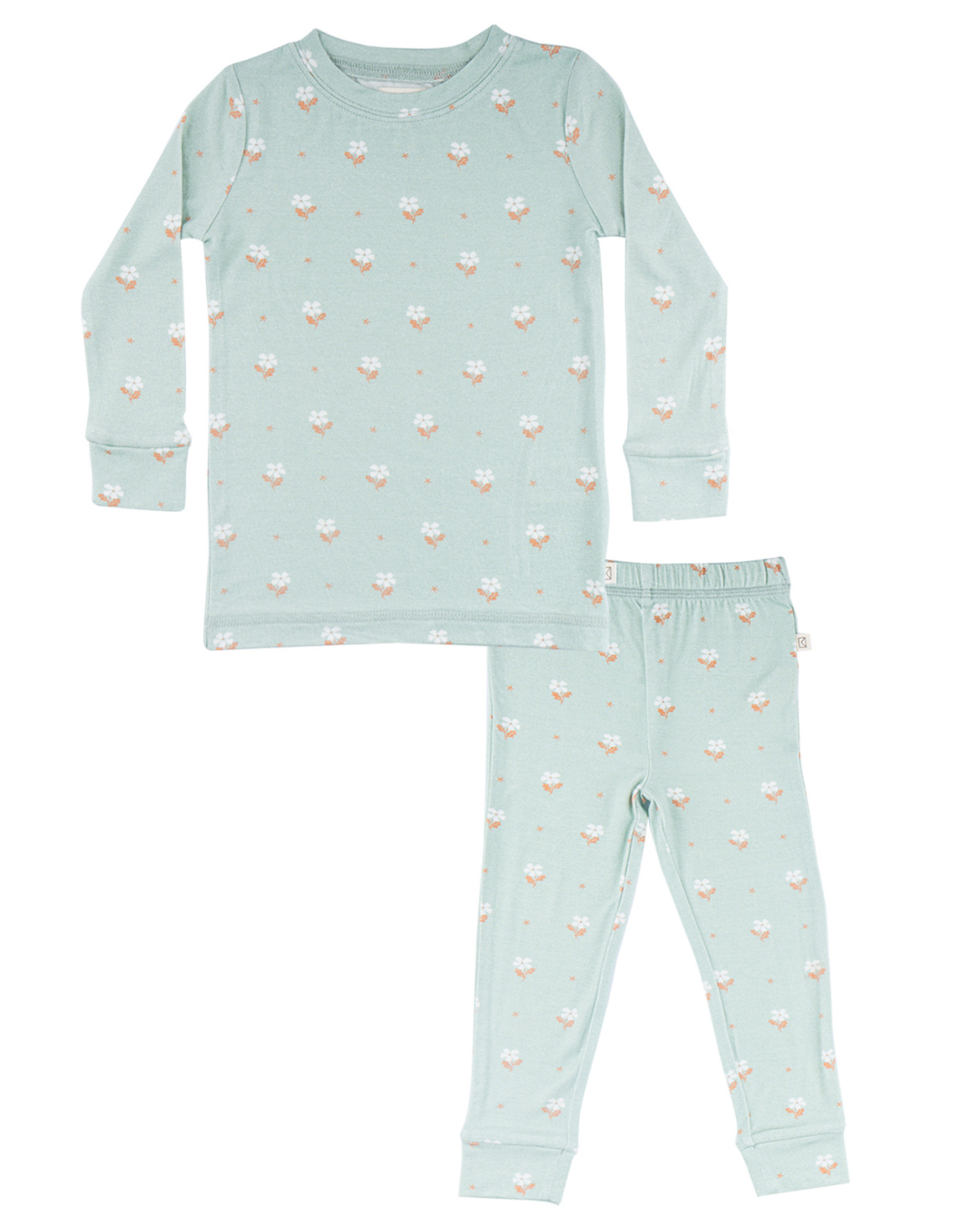 Modal Pajama Set in Seafoam Floral