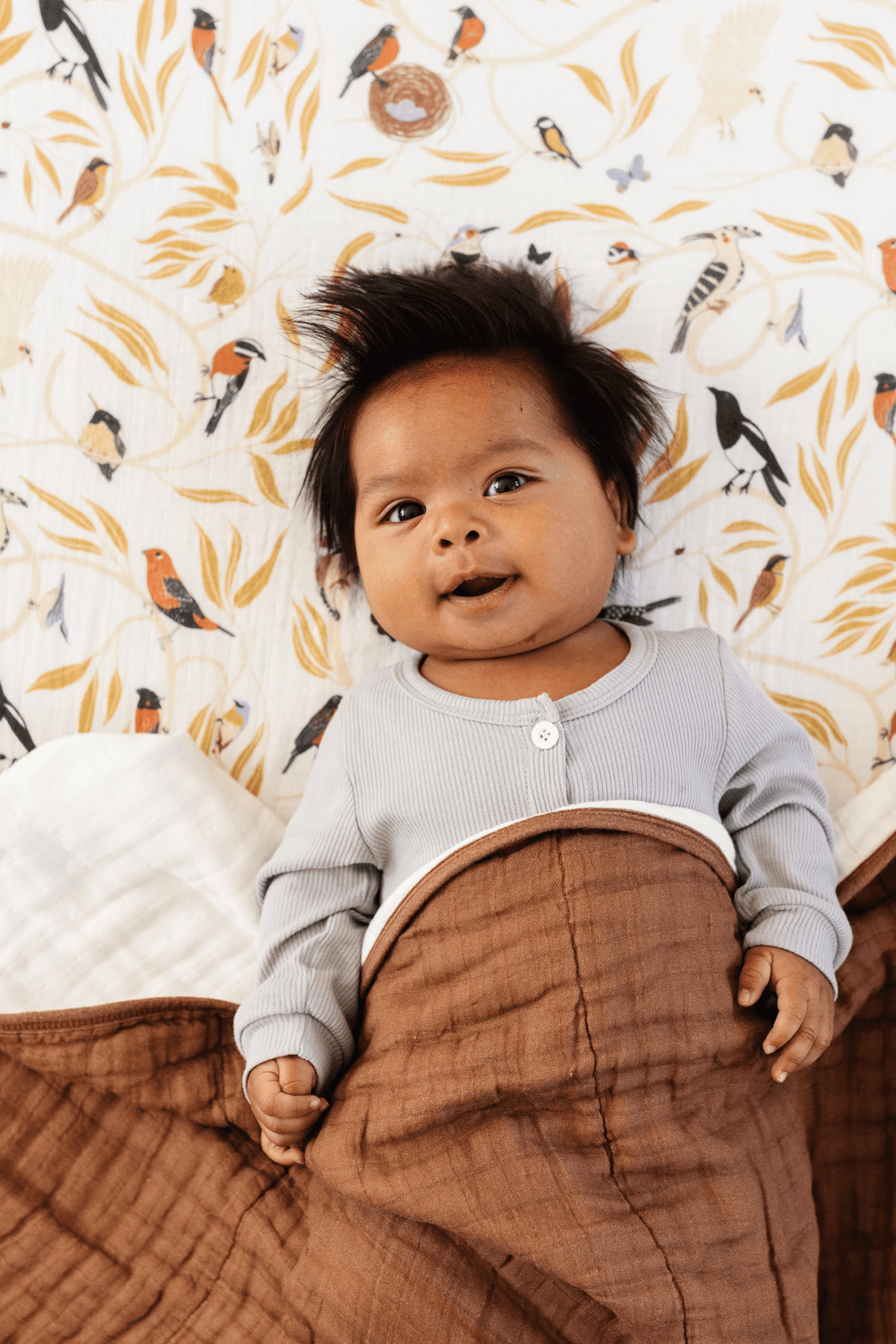 For the Birds Crib Sheet - Tenth & Pine - Crib Sheets -