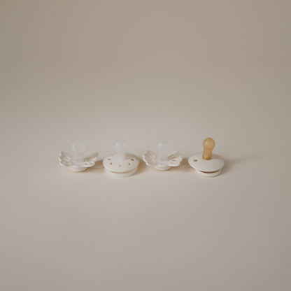 FRIGG Baby's First Pacifier Moonlight Sailing (Cream) 4 - Pack - Tenth & Pine - FRIGG PACIFIERS - 