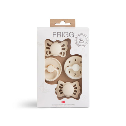 FRIGG Baby's First Pacifier Moonlight Sailing (Cream) 4 - Pack - Tenth & Pine - FRIGG PACIFIERS - 