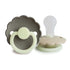 FRIGG Daisy Night Silicone Pacifier 2 - Pack - Tenth & Pine - FRIGG PACIFIERS - 0 - 6 months - Portobello/Croissant
