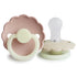 FRIGG Daisy Night Silicone Pacifier 2 - Pack - Tenth & Pine - FRIGG PACIFIERS - 0 - 6 months - Blush/Cream