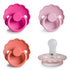 FRIGG Silicone Pacifier 4 - Pack - Tenth & Pine - FRIGG PACIFIERS - 0 - 6 Months - Rosy Romance