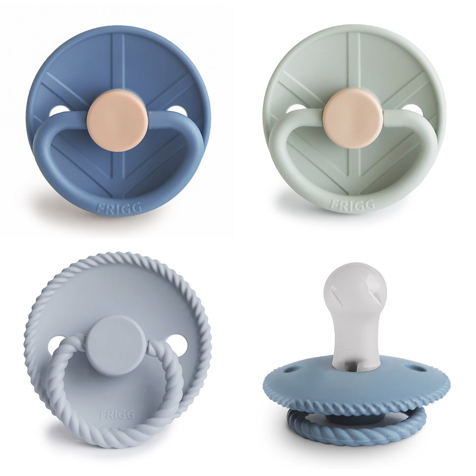 FRIGG Silicone Pacifier 4 - Pack - Tenth & Pine - FRIGG PACIFIERS - 0 - 6 Months - Skyline Serenity