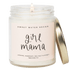 Girl Mama Soy Candle - Clear Jar - 9 oz (Wildflowers and Salt) - Tenth & Pine - Candles - 