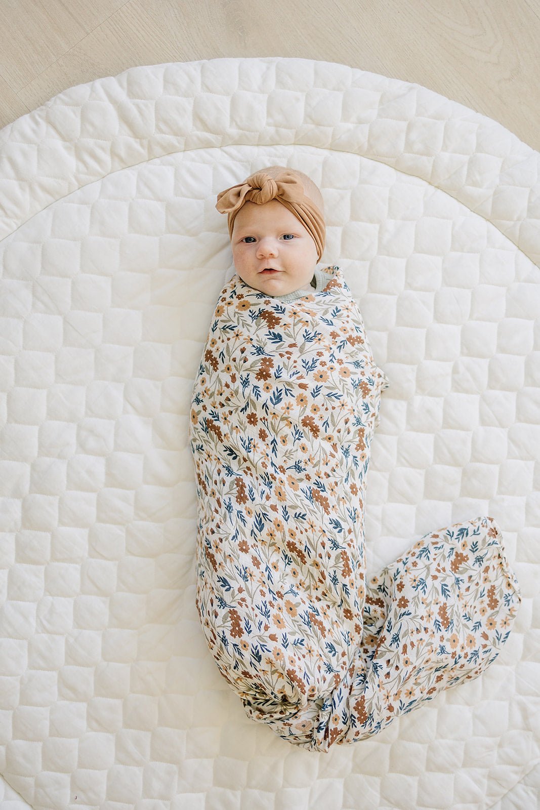 Harvest Floral Muslin Swaddle Blanket - Tenth &amp; Pine - 