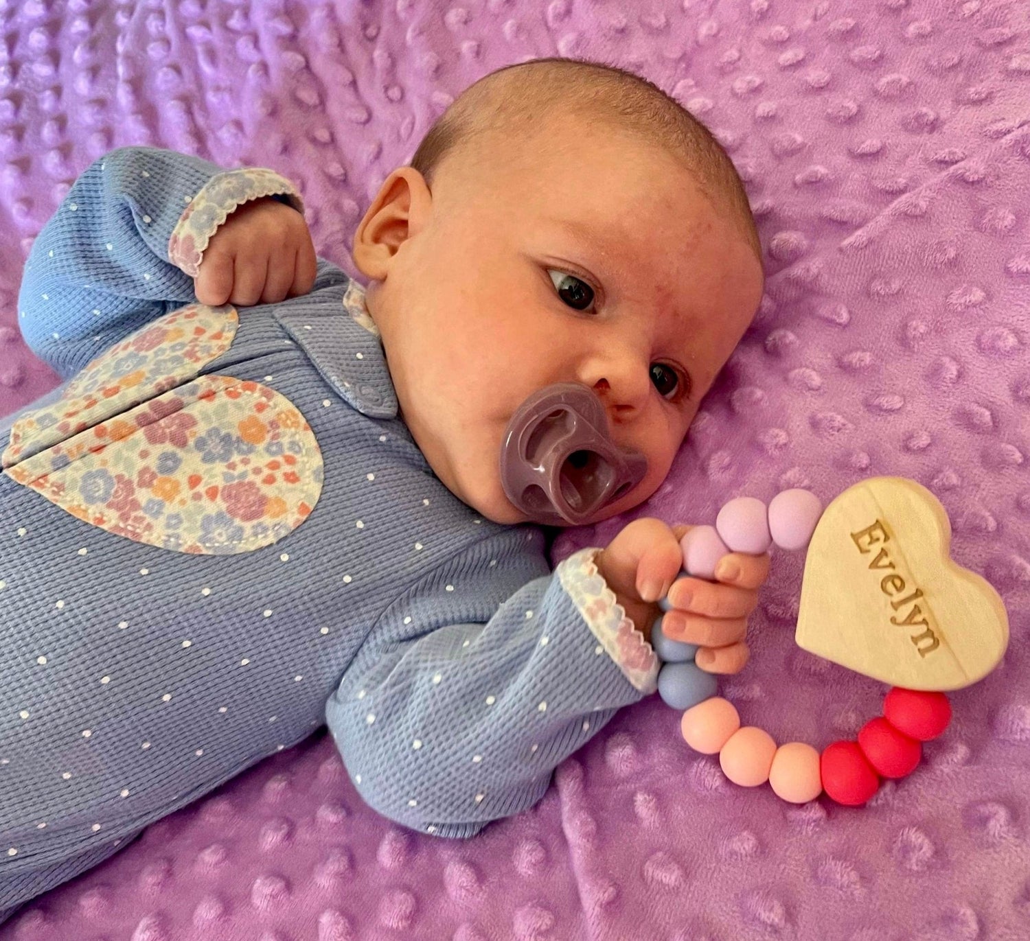 Heart Charm Teether - Tenth &amp; Pine - Pacifiers &amp; Teethers - Bannor