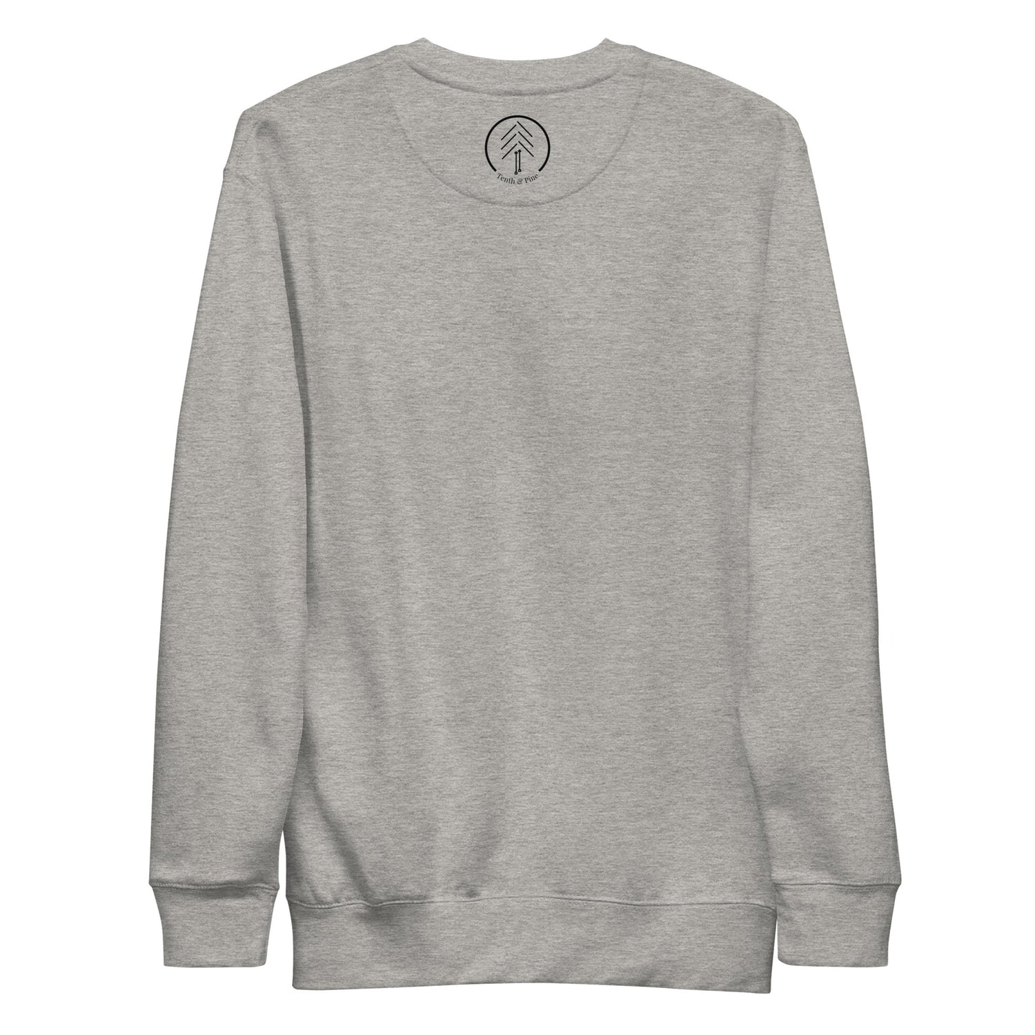 In my mama era Embroidered | Premium Adult Sweatshirt - Tenth &amp; Pine - S - Carbon Grey