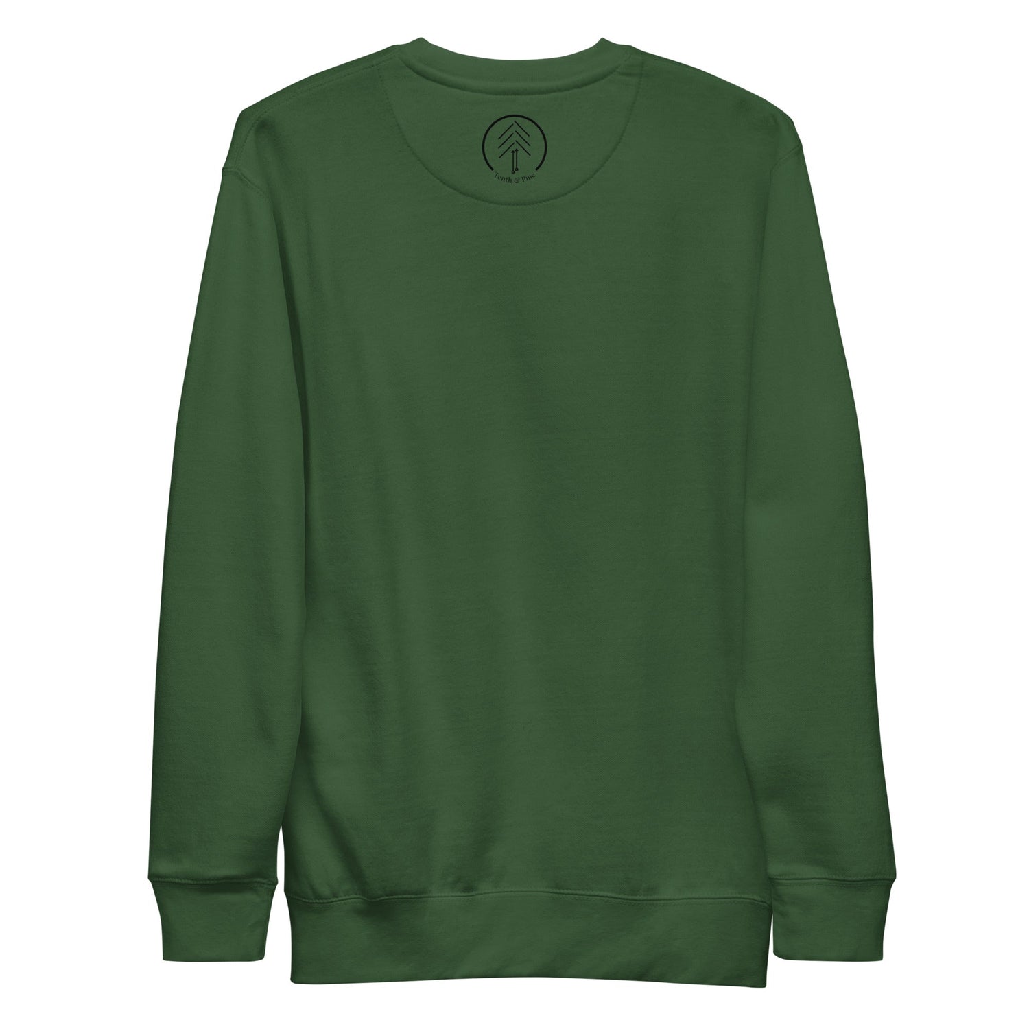 In my mama era Embroidered | Premium Adult Sweatshirt - Tenth &amp; Pine - S - Forest Green