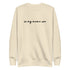 In my mama era Embroidered | Premium Adult Sweatshirt - Tenth & Pine - S - Bone