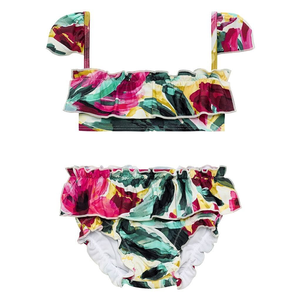 Isla Floral Mini Cabana Bikini Set - Tenth & Pine - Mini Swimwear - 0 - 6 Months - Isla Floral - Montce
