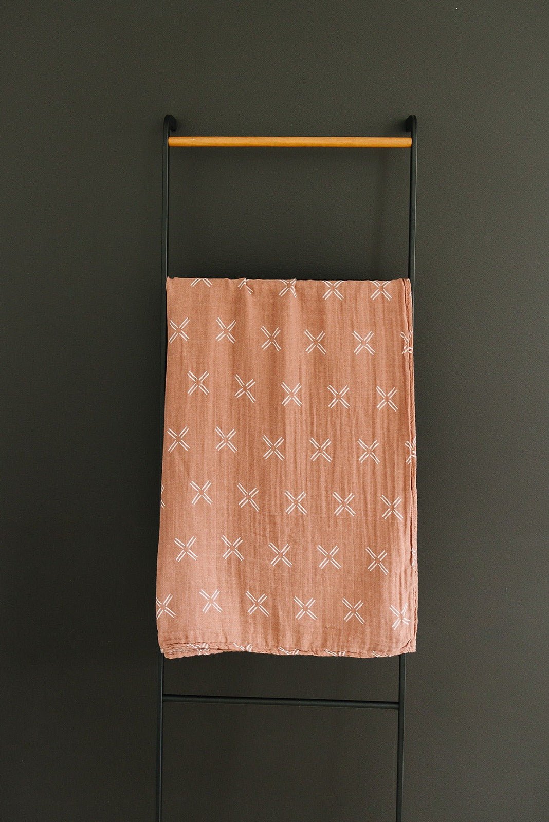 Just Peachy Muslin Swaddle Blanket - Tenth & Pine -