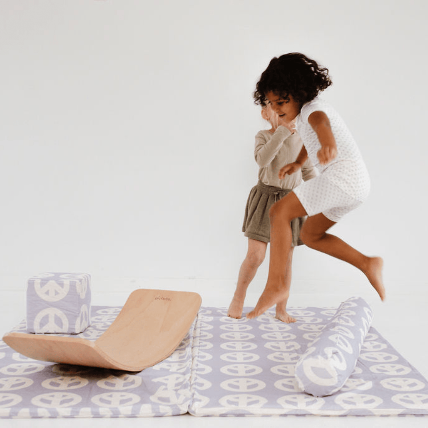 Lavender Peace Sign Play Cube - Tenth &amp; Pine - Play Cube - 