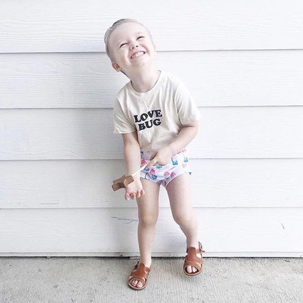 Love Bug - Organic Cotton Tee - Tenth &amp; Pine - Short Sleeve Tee - 12 - 18M