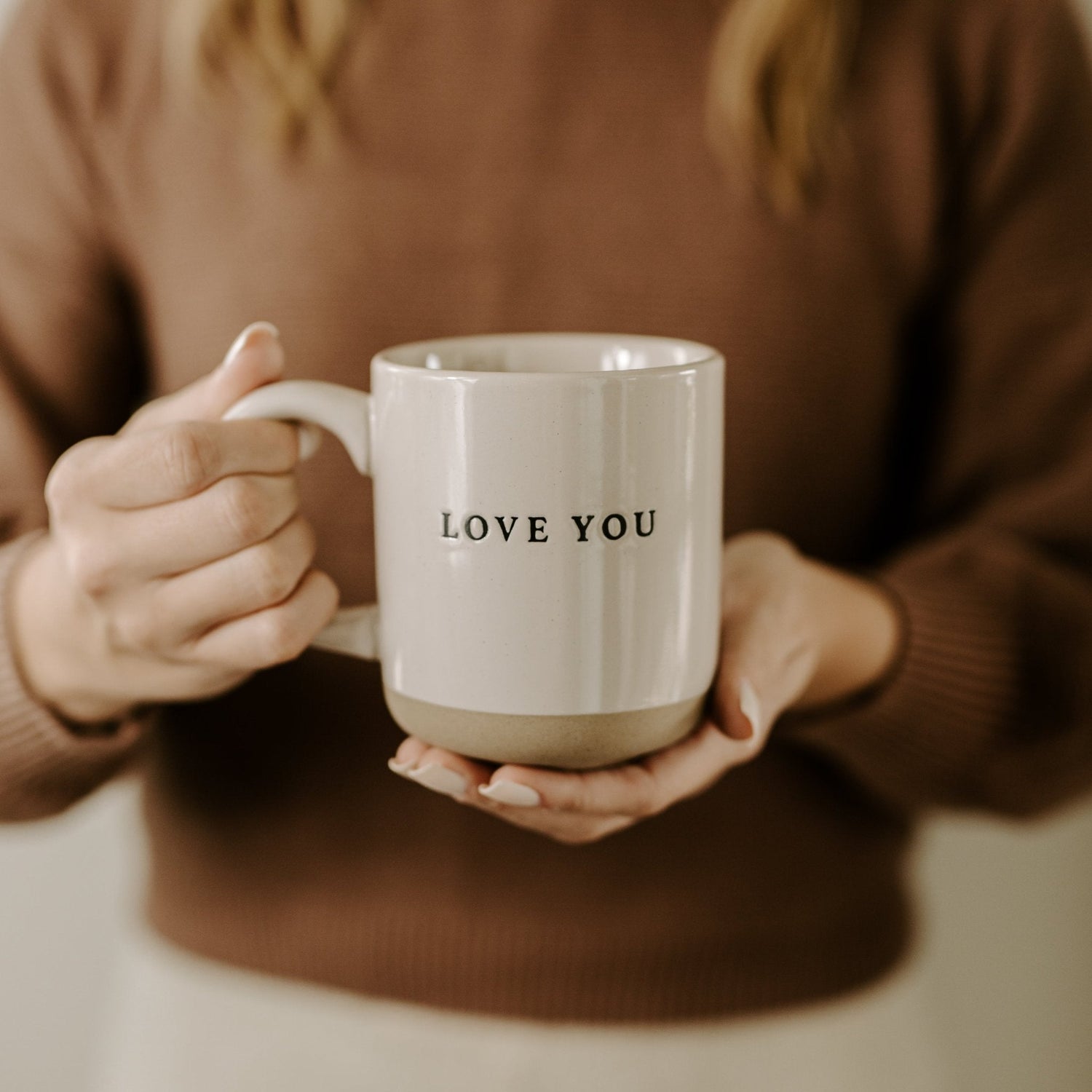 Love You 14oz. Stoneware Coffee Mug - Tenth &amp; Pine - Coffee Mugs - 