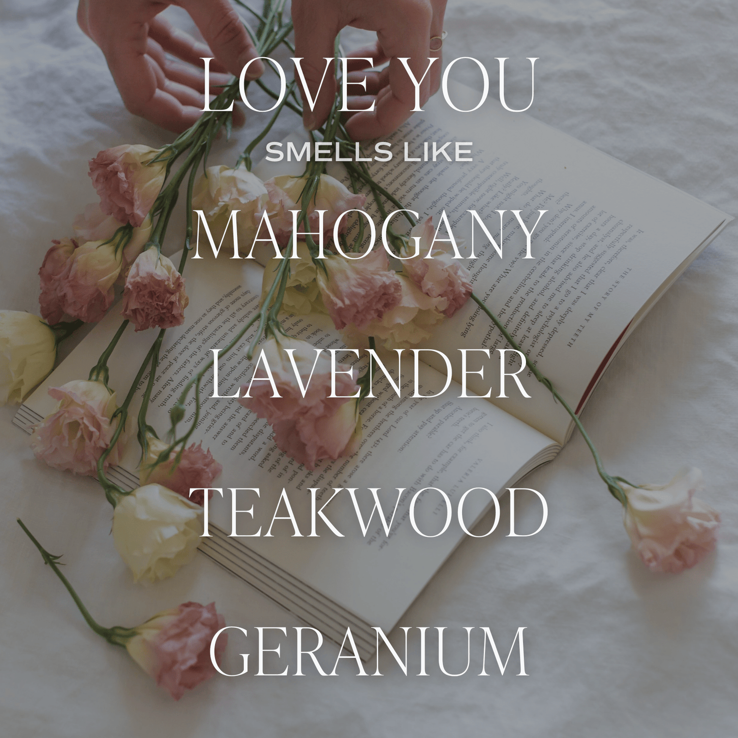 Love You Soy Candle - Clear Jar - 9 oz - Tenth &amp; Pine - Candles - 