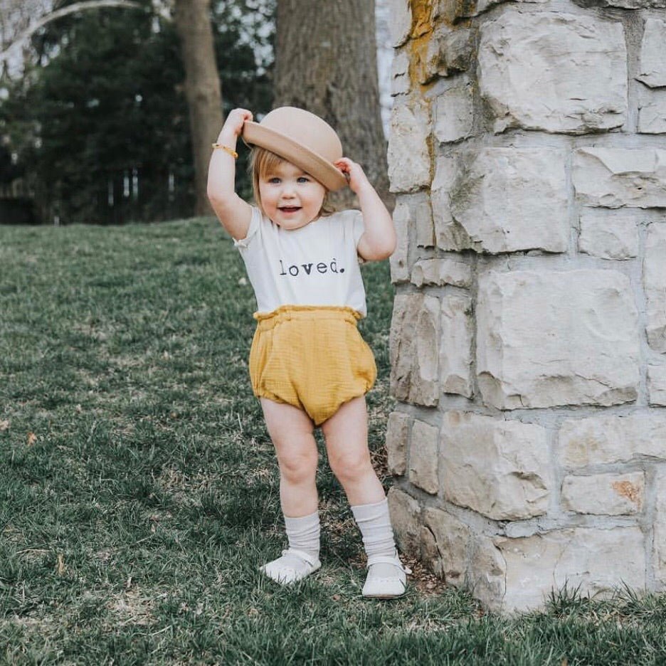 Loved - Organic Cotton Tee - Tenth &amp; Pine - Short Sleeve Tee - 2/3T