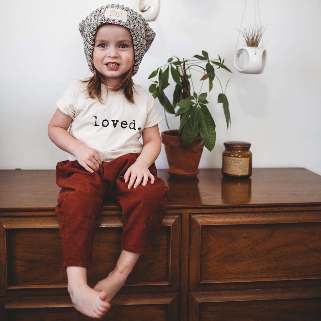 Loved - Organic Cotton Tee - Tenth &amp; Pine - Short Sleeve Tee - 2/3T