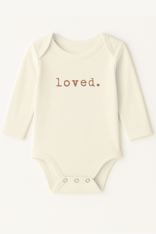 Loved Clay Organic Cotton Baby Bodysuit Long Sleeve