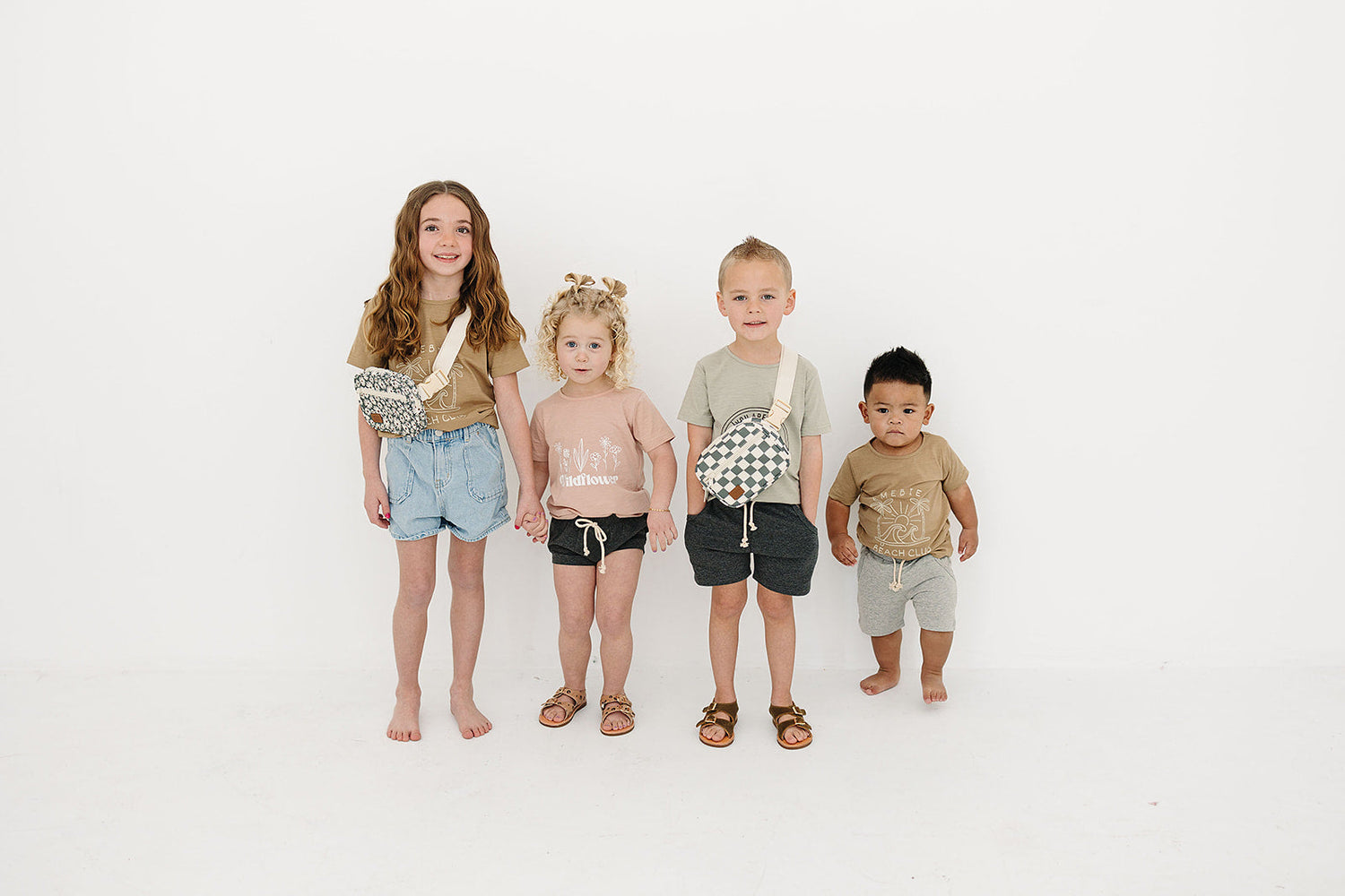 Green Checkered Mini Fanny Pack